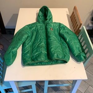 Guinness green puffy